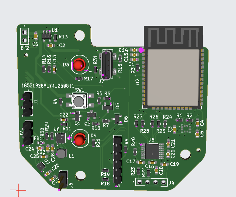 PCB front view
